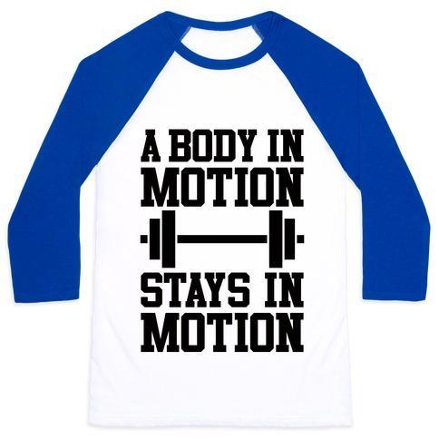 Virgin Teez  Baseball Tee A BODY IN MOTION UNISEX CLASSIC BASEBALL TEE