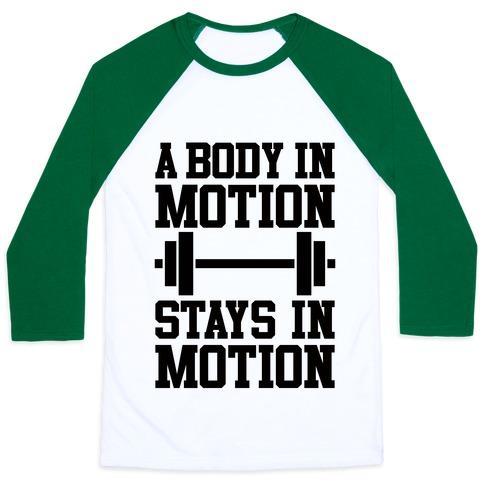 Virgin Teez  Baseball Tee A BODY IN MOTION UNISEX CLASSIC BASEBALL TEE