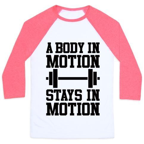 Virgin Teez  Baseball Tee A BODY IN MOTION UNISEX CLASSIC BASEBALL TEE
