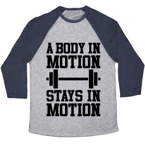 Virgin Teez  Baseball Tee A BODY IN MOTION UNISEX TRI-BLEND BASEBALL TEE