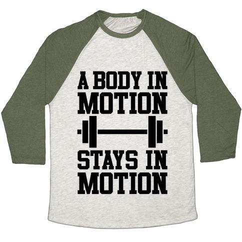 Virgin Teez  Baseball Tee A BODY IN MOTION UNISEX TRI-BLEND BASEBALL TEE