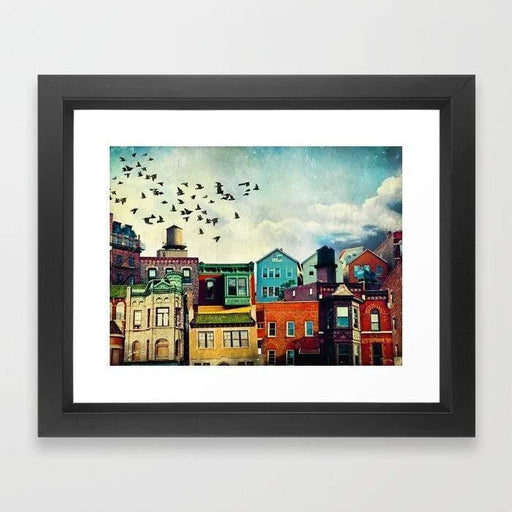 LUVD Framed Art Prints 12" x 18" / Black A Grand Avenue Frame