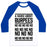 Virgin Teez  Baseball Tee Unisex Classic Baseball Tee / x-small / White/Blue A HAIKU ABOUT BURPEES UNISEX CLASSIC BASEBALL TEE