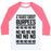 Virgin Teez  Baseball Tee Unisex Classic Baseball Tee / x-small / White/Neon Pink A HAIKU ABOUT BURPEES UNISEX CLASSIC BASEBALL TEE