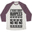 Virgin Teez  Baseball Tee Unisex Tri-Blend Baseball Tee / small / Oatmeal / Maroon A HAIKU ABOUT BURPEES UNISEX TRI-BLEND BASEBALL TEE