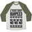 Virgin Teez  Baseball Tee Unisex Tri-Blend Baseball Tee / small / Oatmeal / Moss A HAIKU ABOUT BURPEES UNISEX TRI-BLEND BASEBALL TEE