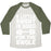 Virgin Teez  Baseball Tee Unisex Tri-Blend Baseball Tee / small / Oatmeal / Moss A LITTLE SWEAT IS GOOD FOR THE SWOLE UNISEX TRI-BLEND BASEBALL TEE