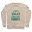 Virgin Teez  Pullover Crewneck Sweatshirt / x-small / Heathered Oatmeal A LITTLE SWEAT NEVER HURT NOBODY (TANK) CREWNECK SWEATSHIRT
