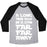 Virgin Teez  Baseball Tee Unisex Tri-Blend Baseball Tee / small / Athletic Gray / Black A LONG TIME AGO IN A GYM FAR FAR AWAY UNISEX TRI-BLEND BASEBALL TEE