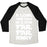 Virgin Teez  Baseball Tee Unisex Tri-Blend Baseball Tee / small / Oatmeal / Black A LONG TIME AGO IN A GYM FAR FAR AWAY UNISEX TRI-BLEND BASEBALL TEE