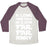 Virgin Teez  Baseball Tee Unisex Tri-Blend Baseball Tee / small / Oatmeal / Maroon A LONG TIME AGO IN A GYM FAR FAR AWAY UNISEX TRI-BLEND BASEBALL TEE