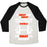 Virgin Teez  Baseball Tee Unisex Tri-Blend Baseball Tee / small / Oatmeal / Black A SQUAT FOR A SQUAT UNISEX TRI-BLEND BASEBALL TEE