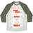 Virgin Teez  Baseball Tee Unisex Tri-Blend Baseball Tee / small / Oatmeal / Moss A SQUAT FOR A SQUAT UNISEX TRI-BLEND BASEBALL TEE