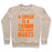 Virgin Teez  Pullover Crewneck Sweatshirt / x-small / Heathered Oatmeal A SWISH IS A THROW YOUR HEART MAKES CREWNECK SWEATSHIRT