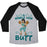 Virgin Teez  Baseball Tee Unisex Tri-Blend Baseball Tee / small / Athletic Gray / Black A WHOLE NEW BUTT UNISEX TRI-BLEND BASEBALL TEE
