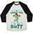 Virgin Teez  Baseball Tee Unisex Tri-Blend Baseball Tee / small / Oatmeal / Black A WHOLE NEW BUTT UNISEX TRI-BLEND BASEBALL TEE