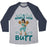 Virgin Teez  Baseball Tee Unisex Tri-Blend Baseball Tee / small / Athletic Gray / Navy A WHOLE NEW BUTT UNISEX TRI-BLEND BASEBALL TEE