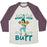 Virgin Teez  Baseball Tee Unisex Tri-Blend Baseball Tee / small / Oatmeal / Maroon A WHOLE NEW BUTT UNISEX TRI-BLEND BASEBALL TEE