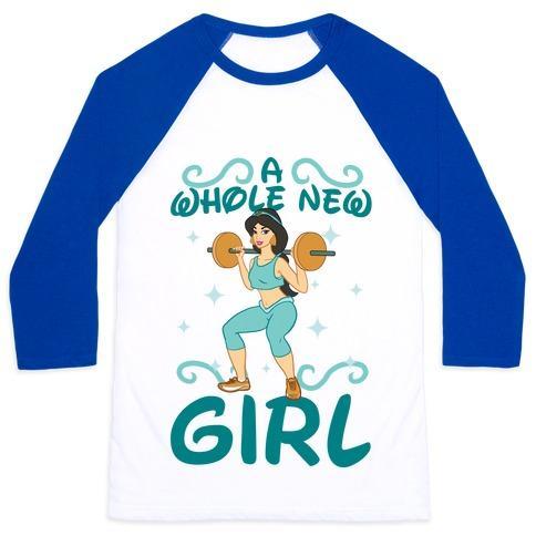 Virgin Teez  Baseball Tee Unisex Classic Baseball Tee / x-small / White/Blue A WHOLE NEW GIRL UNISEX CLASSIC BASEBALL TEE