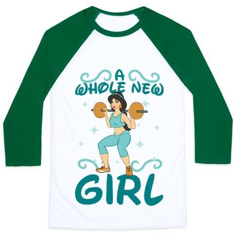 Virgin Teez  Baseball Tee Unisex Classic Baseball Tee / x-small / White/Dark Green A WHOLE NEW GIRL UNISEX CLASSIC BASEBALL TEE