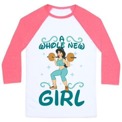 Virgin Teez  Baseball Tee Unisex Classic Baseball Tee / x-small / White/Neon Pink A WHOLE NEW GIRL UNISEX CLASSIC BASEBALL TEE