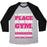 Virgin Teez  Baseball Tee Unisex Tri-Blend Baseball Tee / small / Athletic Gray / Black A WOMAN'S PLACE IS IN THE GYM SENATE CONGRESS SUPREME COURT AND OVAL OFFICE WHITE PRINT UNISEX TRI-BLEND BASEBALL TEE