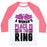 Virgin Teez  Baseball Tee Unisex Classic Baseball Tee / x-small / White/Neon Pink A WOMAN'S PLACE IS IN THE RING UNISEX CLASSIC BASEBALL TEE