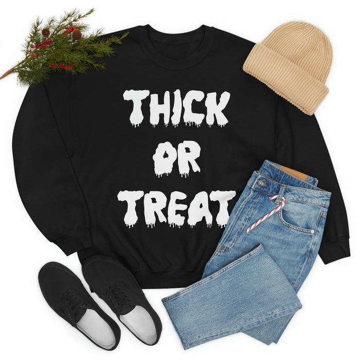 Thick Or Treat  White Print