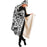 Abstract Pattren Hooded Blanket