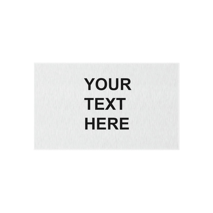 Personalized Rug, Custom Rug, With Your Own Text or Design, Handmade Custom Rug , Customized Outdoor Rug