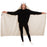 Simple Lines Pattern bw Poster Hooded Blanket