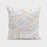 The Pillow pillows 16" x 16" Ab Linear Rainbow Zoom  Cushion/Pillow