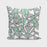 The Pillow pillows 16" x 16" Ab Lines With Mint Blocks  Cushion/Pillow