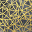 The Pillow pillows 16" x 16" Ab Marb Out Gold  Cushion/Pillow