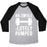 Virgin Teez  Baseball Tee AB-SWOLE-LUTELY PUMPED UNISEX TRI-BLEND BASEBALL TEE