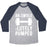 Virgin Teez  Baseball Tee AB-SWOLE-LUTELY PUMPED UNISEX TRI-BLEND BASEBALL TEE
