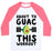 Virgin Teez  Baseball Tee ABOUT TO GUAC THIS WORKOUT UNISEX CLASSIC BASEBALL TEE