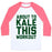 Virgin Teez  Baseball Tee ABOUT TO KALE THIS WORKOUT UNISEX CLASSIC BASEBALL TEE