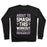 Virgin Teez  Pullover ABOUT TO SMASH THIS WORKOUT AND BY WORKOUT I MEAN PATRIARCHY CREWNECK SWEATSHIRT