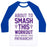 Virgin Teez  Baseball Tee ABOUT TO SMASH THIS WORKOUT AND BY WORKOUT I MEAN PATRIARCHY UNISEX CLASSIC BASEBALL TEE
