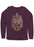 Virgin Teez T-shirt SMALL / Purple Abraham Lincoln Portrait Full Sleeves T-shirt