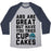 Virgin Teez  Baseball Tee ABS ARE GREAT BUT HAVE YOU TRIED CUPCAKES UNISEX TRI-BLEND BASEBALL TEE