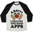 Virgin Teez  Baseball Tee ABS I THOUGHT YOU SAID APPS UNISEX TRI-BLEND BASEBALL TEE