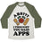 Virgin Teez  Baseball Tee ABS I THOUGHT YOU SAID APPS UNISEX TRI-BLEND BASEBALL TEE