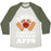 Virgin Teez  Baseball Tee ABS I THOUGHT YOU SAID APPS UNISEX TRI-BLEND BASEBALL TEE