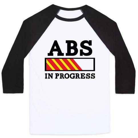 Virgin Teez  Baseball Tee ABS IN PROGRESS UNISEX CLASSIC BASEBALL TEE
