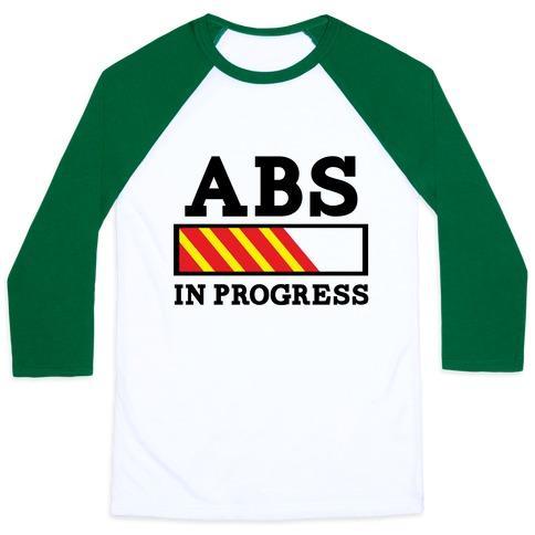 Virgin Teez  Baseball Tee ABS IN PROGRESS UNISEX CLASSIC BASEBALL TEE