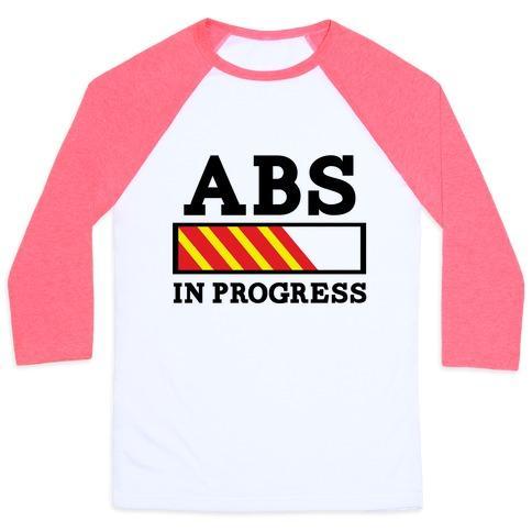 Virgin Teez  Baseball Tee ABS IN PROGRESS UNISEX CLASSIC BASEBALL TEE