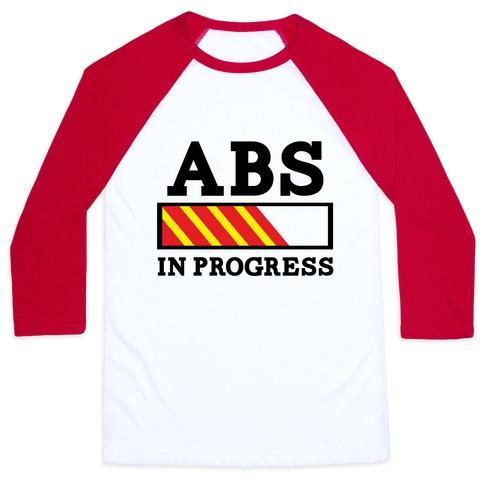 Virgin Teez  Baseball Tee ABS IN PROGRESS UNISEX CLASSIC BASEBALL TEE