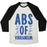 Virgin Teez  Baseball Tee ABS OF VIBRANIUM PARODY UNISEX TRI-BLEND BASEBALL TEE
